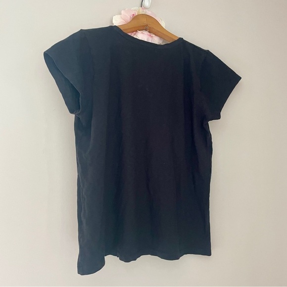 🎯3/$10 Express One Eleven Get It Girl Crewneck Graphic Tee Large Black Cotton - Picture 4 of 6